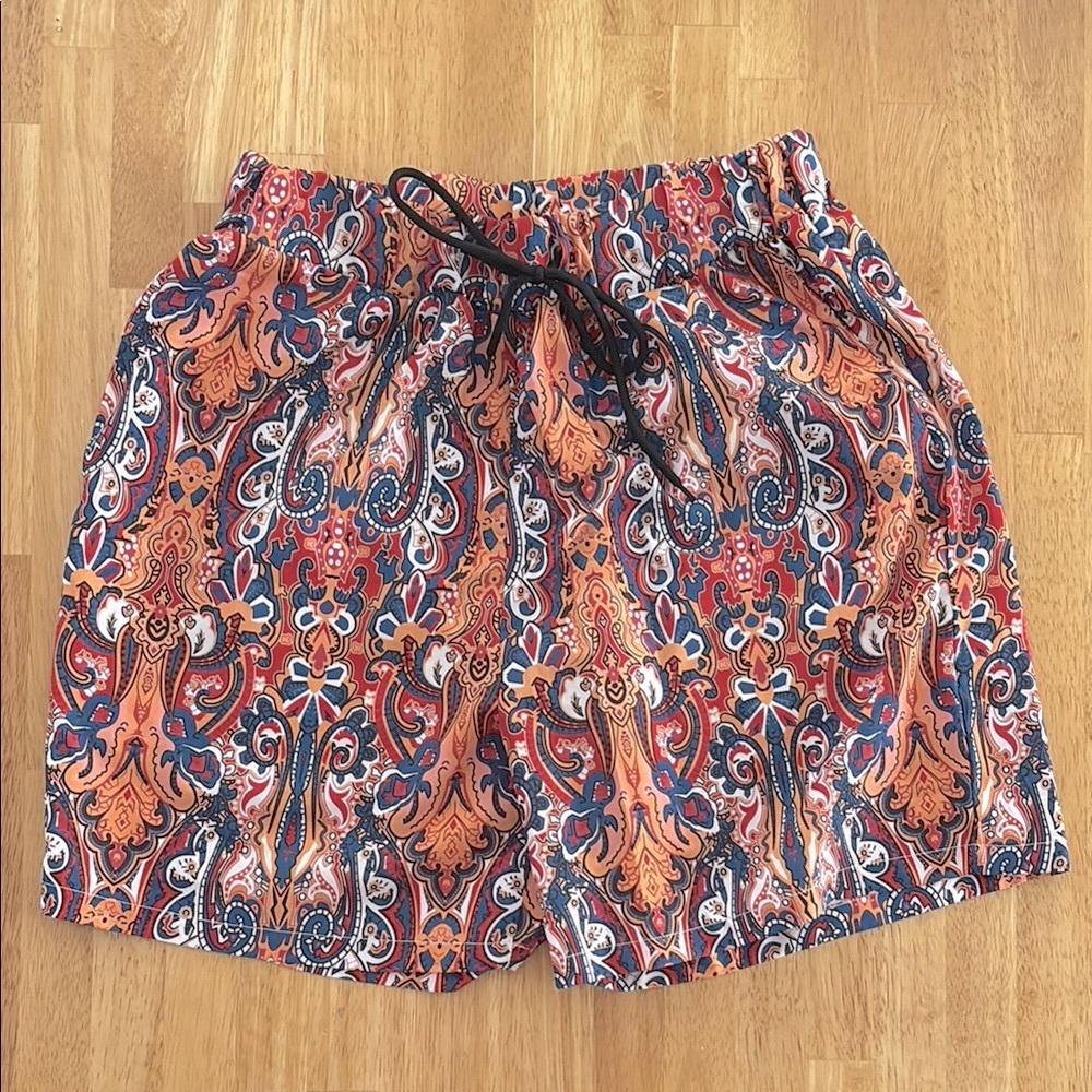 Colorful Paisley Unisex Shorts